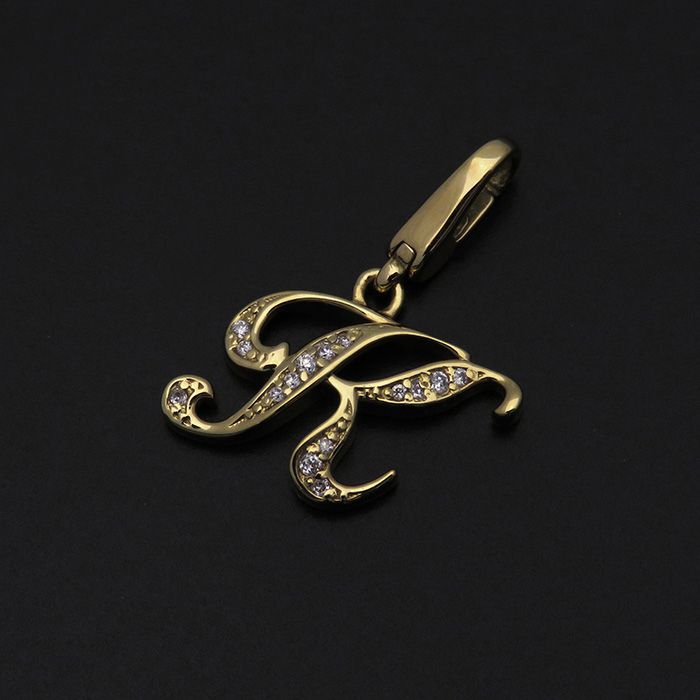 中古] ユキザキ アルファプティ イニシャルチャーム【K】【正規品