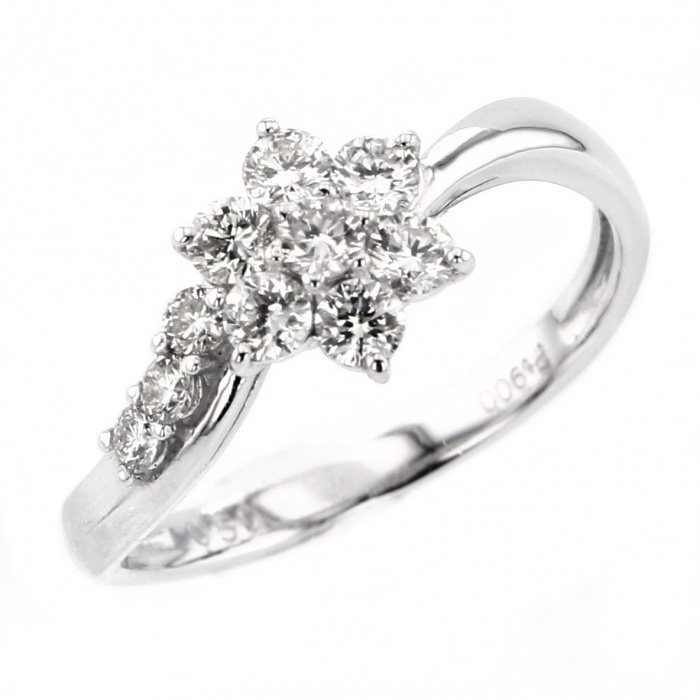 プラチナ900 ダイヤモンド リング J290915 | ユキザキセレクトジュエリー