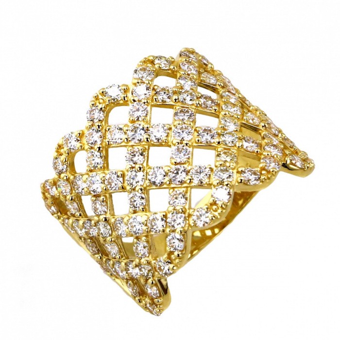 K18イエローゴールド ダイヤモンド リング J303289 | ユキザキセレクト