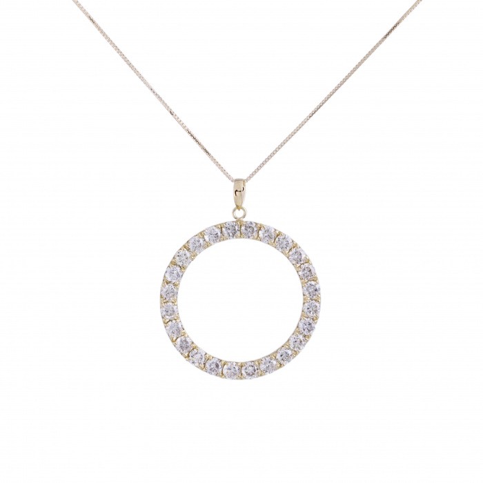 K18イエローゴールド ダイヤモンド ネックレス J316991 | ユキザキ