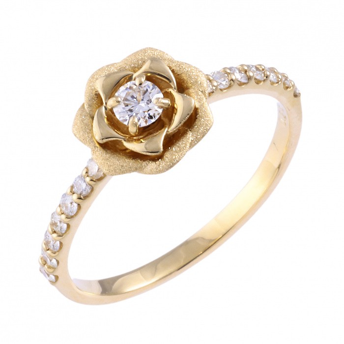 k18 リング　貴金属　ジュエリー　金　18 K18イエローゴールド ダイヤモンド リング J323164 | ユキザキセレクト
