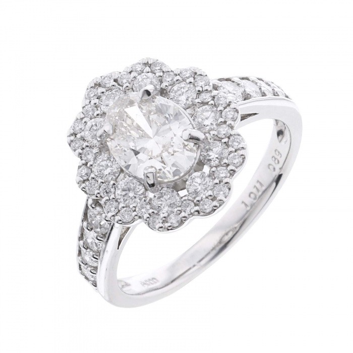 プラチナ900 ダイヤモンド リング J324902 | ユキザキセレクトジュエリー