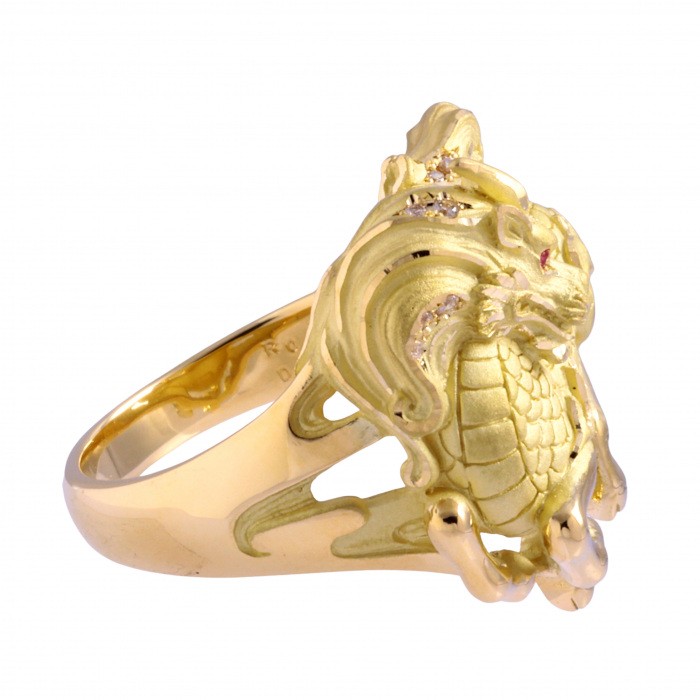 K18 ゴールド ルビーリング K18イエローゴールド ルビー ダイヤモンド リング J326473 | ユキザキ