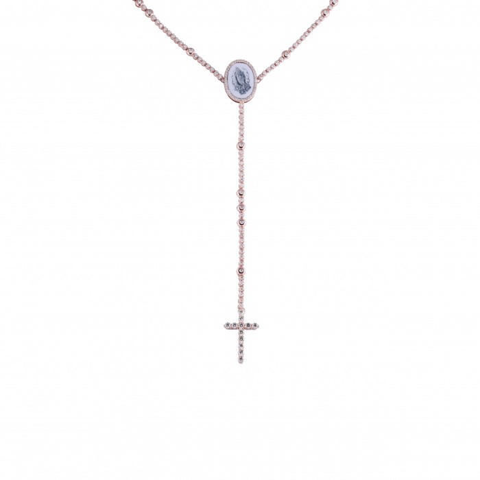 K10ピンクゴールド ダイヤモンド ネックレス J335061 | ユキザキ