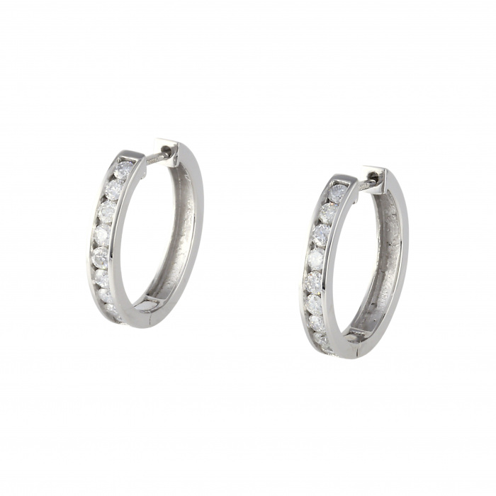 プラチナ900 ダイヤモンド ピアス J347406 | ユキザキセレクトジュエリー