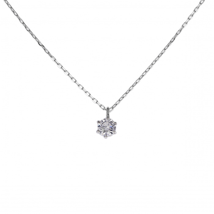 【ノーブランド】PT850 0.34ct ダイヤモンドネックレス プラチナ850 プラチナ900 ダイヤモンド ネックレス J349342 | ユキザキ