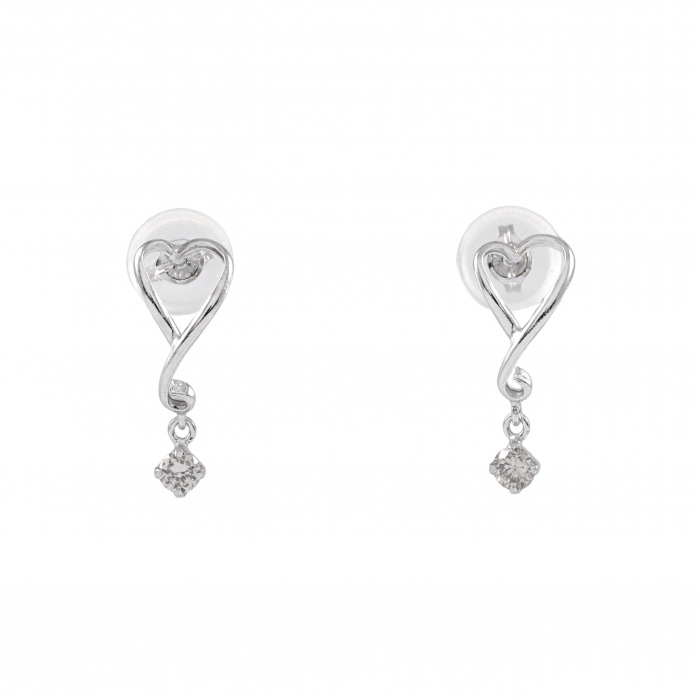 プラチナ900 ダイヤモンド ピアス J350441 | ユキザキセレクトジュエリー