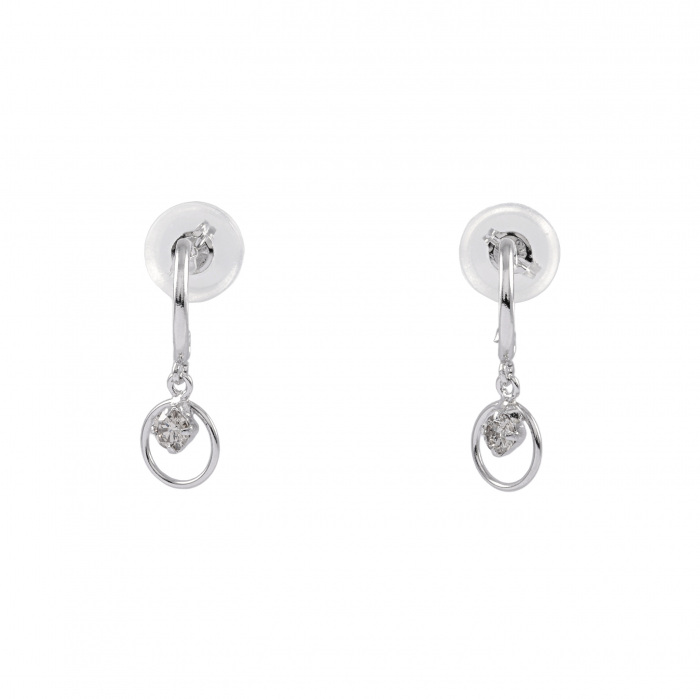 プラチナ900 ダイヤモンド ピアス J350459 | ユキザキセレクトジュエリー