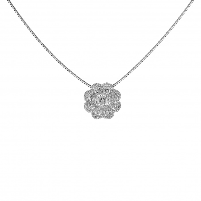 プラチナ900 プラチナ850 ダイヤモンド ネックレス J360905 | ユキザキ