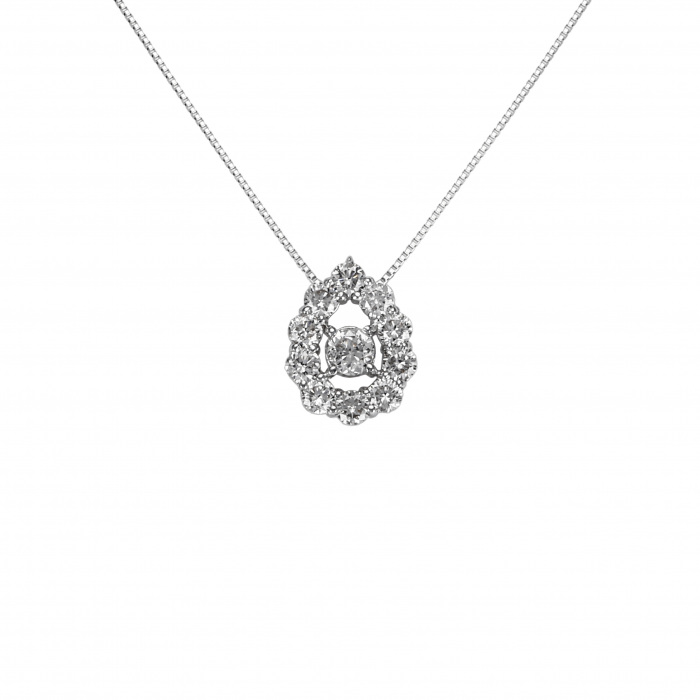 [pt850]ダイヤモンドネックレス Pt850×Pt900×ダイヤモンドネックレス D3.018ct MD2.128ctの金