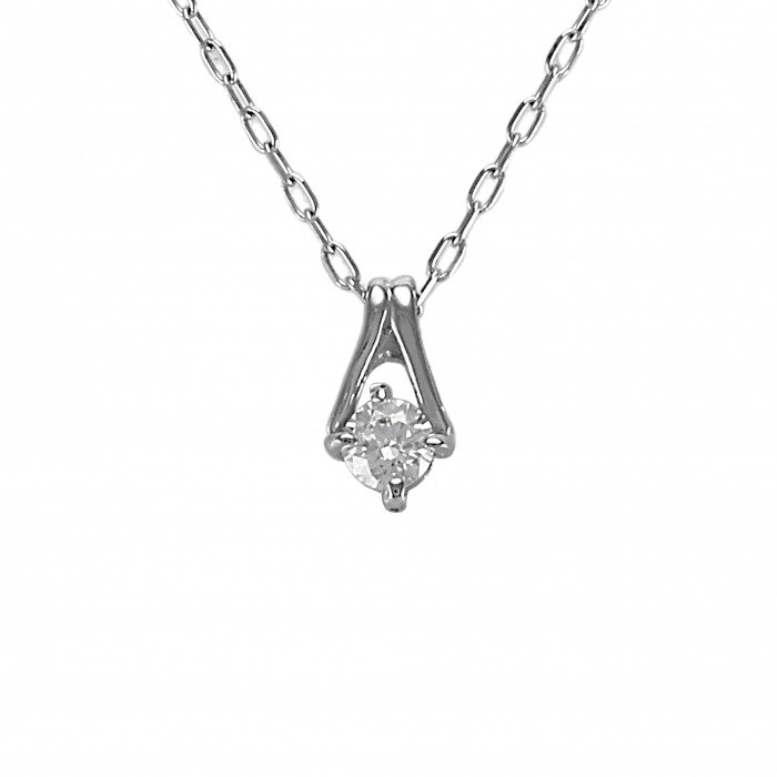 い*ご様 プラチナ900/850 ラウンドカット　ダイヤモンド　ネックレス プラチナ900 / 850 ダイヤモンド 0.5カラット ネックレス レディース