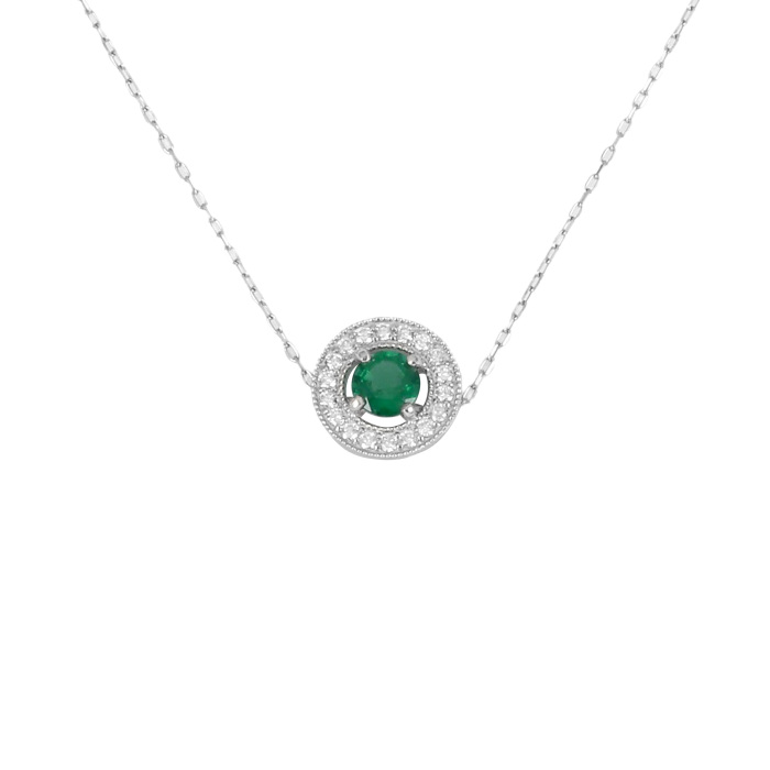 ダイヤモンド プラチナネックレス プラチナ900 プラチナ850 エメラルド ダイヤモンド ネックレス J362692