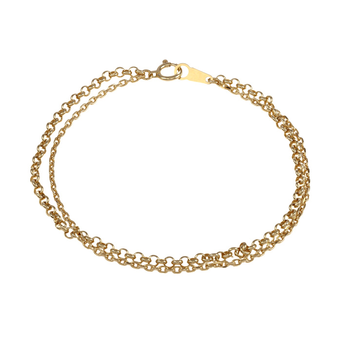 K18ゴールド ブレスレットチェーン 18金 K18 ブレスレット ゴールド チェーンブレス 太め 18k