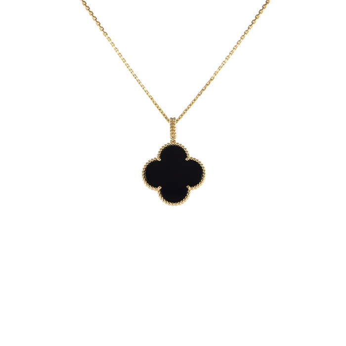 ヴァンクリ　ネックレス マジック アルハンブラ ロングネックレス、1モチーフ 18K