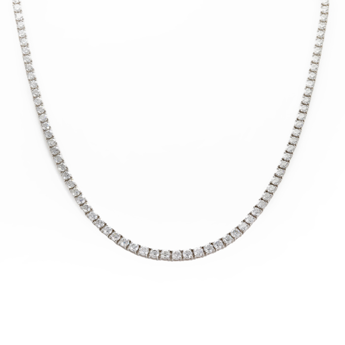 プラチナ900 プラチナ850 ダイヤモンド テニス ネックレス J369828