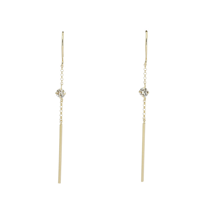 k18 ダイヤモンド　ピアス K18イエローゴールド ダイヤモンド ピアス J374498 | ユキザキセレクト