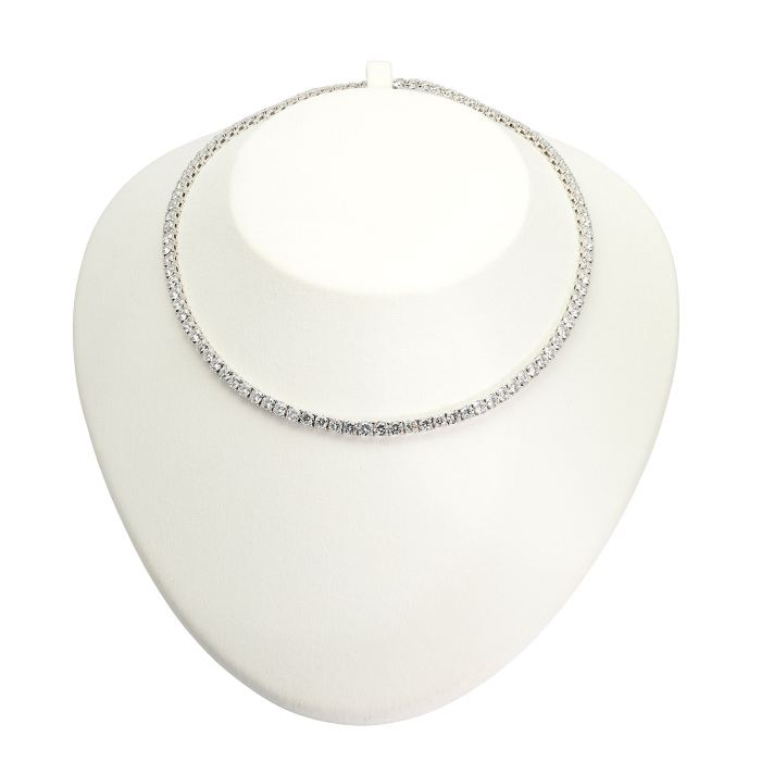 プラチナ850 プラチナ900 ダイヤモンド テニス ネックレス J375722
