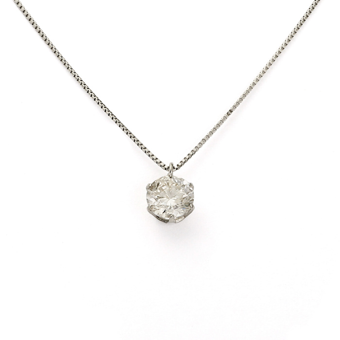 プラチナ850 プラチナ900 ダイヤモンド ネックレス J378418 | ユキザキ