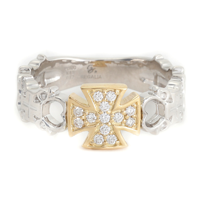 KONSTANTINO SV925+K18 リング 15.5号〜16号 極希少！KONSTANTINO K18