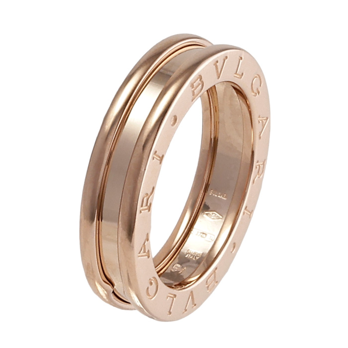 BVLGARI ブルガリ ビー・ゼロワン 13号 ブルガリ B-zero.1 ビーゼロワン 3バンド リング 指輪 13号 18金