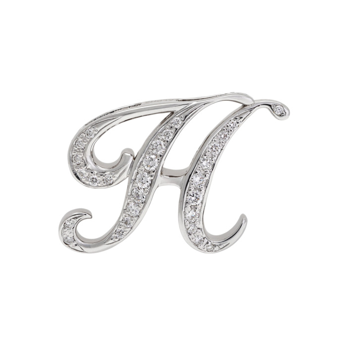 中古] ユキザキ アルファ イニシャルペンダントトップ【H】Mサイズ