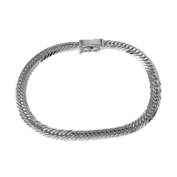 プラチナ850 喜平 ブレスレット トリプル12面 約20cm 約21.38g J392718