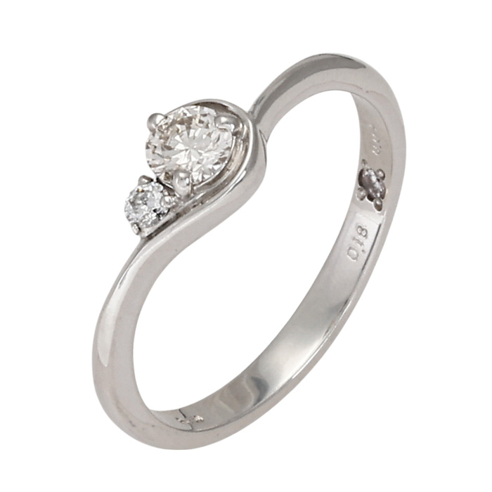 Platinum 950 Diamond Ring J393392 | Yukizaki Select Jewelry