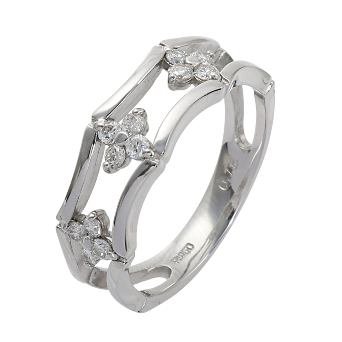 プラチナ950 ダイヤモンド ピンキー リング J396902 | ユキザキ