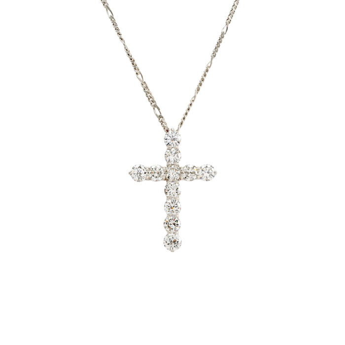 ダイヤ　プラチナ　ネックレス プラチナ900 / 850 ダイヤモンド 0.5カラット ネックレス レディース