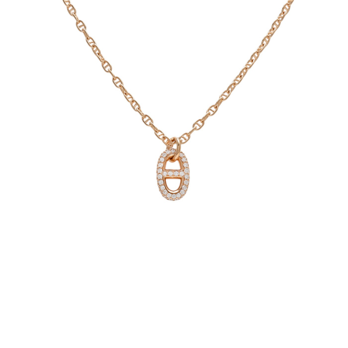 中古] エルメス ファランドール PM H221303B00ST ネックレス J399176