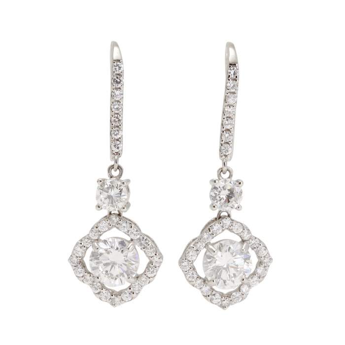 プラチナ　ダイヤピアス　宝石　ジュエリー　ダイヤモンド　ピアス プラチナ900 ダイヤモンド ピアス J405023 | ユキザキセレクトジュエリー