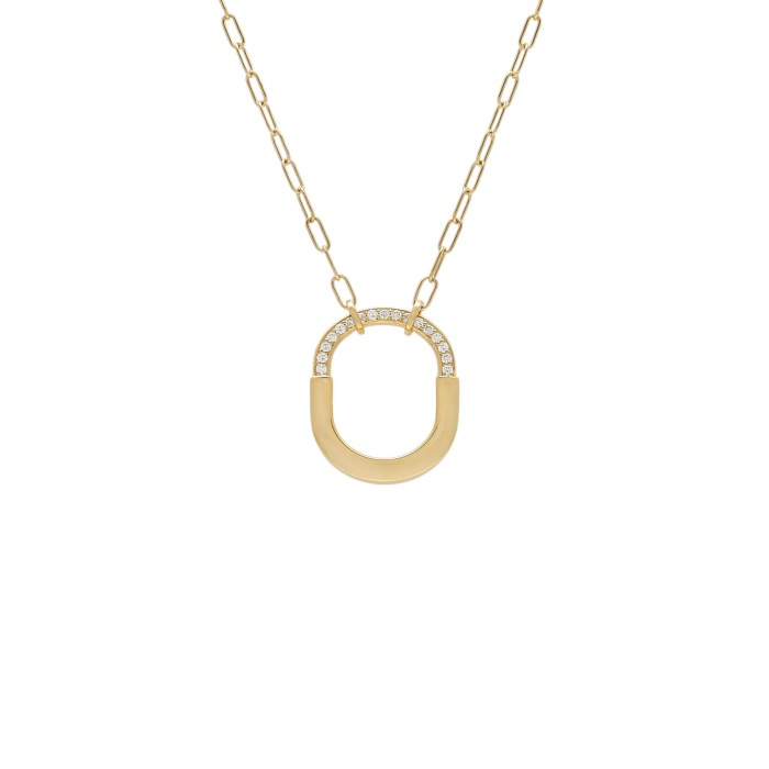 Tiffany ティファニーロック ペンダント ネックレス ミディアム コールド ティファニー ロック ペンダント ローズゴールド（ミディアム