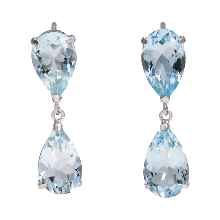 リビアングラス・アクアマリンピアス j407153-1.jpg