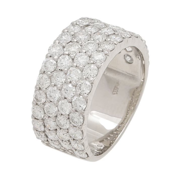 プラチナ900 ダイヤモンド リング J408446 | ユキザキセレクトジュエリー