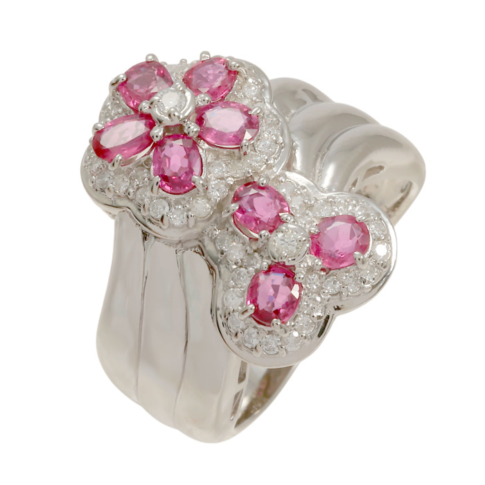 PT900 ルビー ダイヤモンド リング J409793 | ユキザキセレクトジュエリー