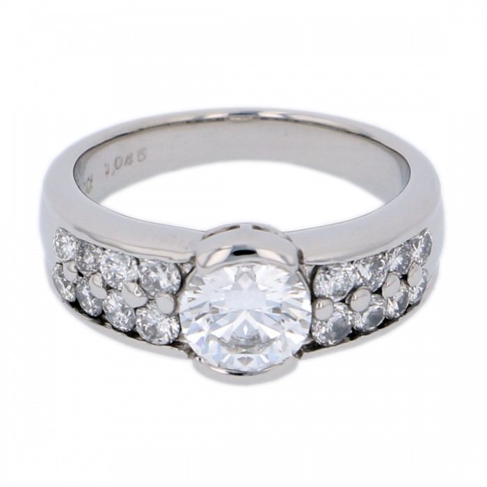 プラチナ900 ダイヤモンド リング J410289 | ユキザキセレクトジュエリー