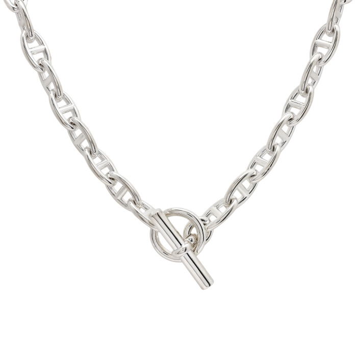 美品 HERMES エルメス シェーヌダンクル カットソー 21AW HERMES - エルメス HERMES シェーヌダンクルモチーフ スウェット
