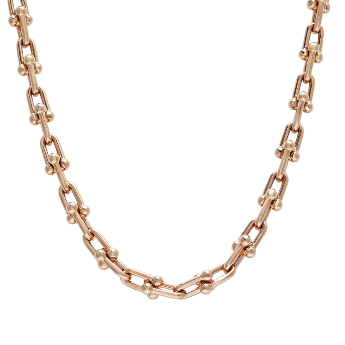 yamさまティファニーネックレス ティファニー TIFFANY＆CO メトロクロス ネックレス K18WG