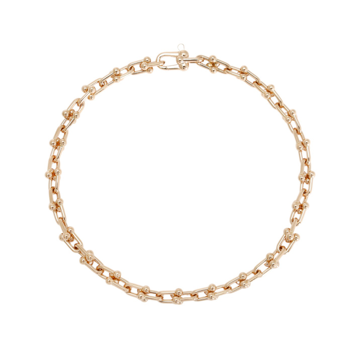 Tiffany ハードウェアブレスレット ラージサイズ　2コマ足し Tiffany & Co. - 【コマ追加済】ティファニー ハードウェア