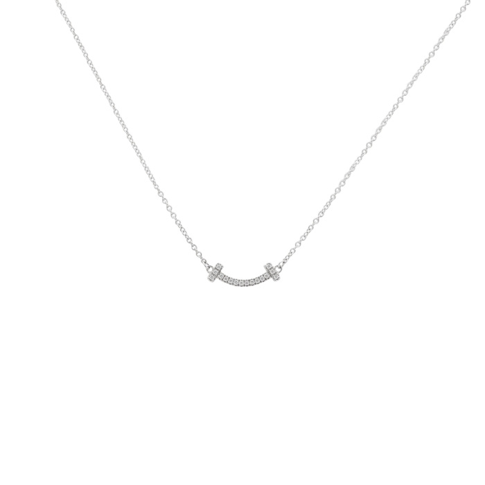 【ゆきページ】ティファニー ネックレス 中古] ティファニー ティファニー T スマイル ミニ 62617799