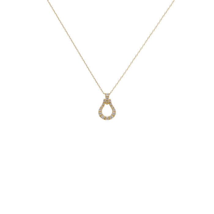 K18イエローゴールド ダイヤモンド ネックレス J412313 | ユキザキ