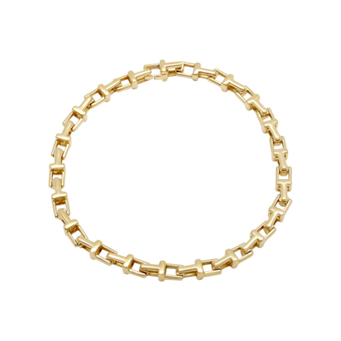 ティファニーブレスレット TIFFANY&Co. ティファニー ブレスレット SV925×K18YG ゲート
