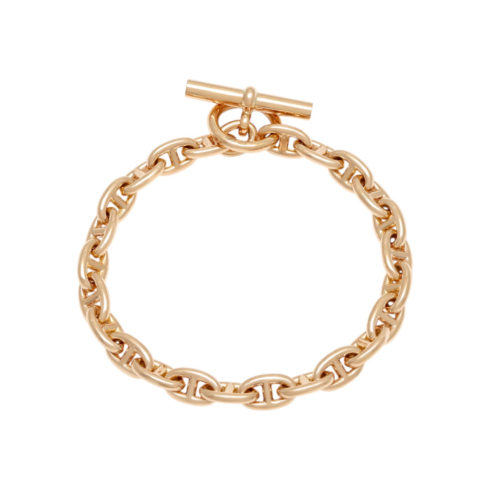 【新品未使用】HERMES シェーヌダンクル　PM16コマ HERMES エルメス シェーヌダンクル PM 16コマ K18イエロー