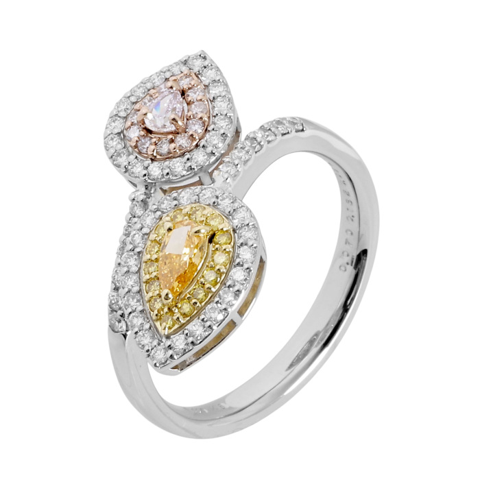 1カラットUPレモンイエロー 天然ダイヤモンドリング取巻きリング プラチナ900 1カラットUPレモンイエロー 天然ダイヤモンドリング取巻きリング