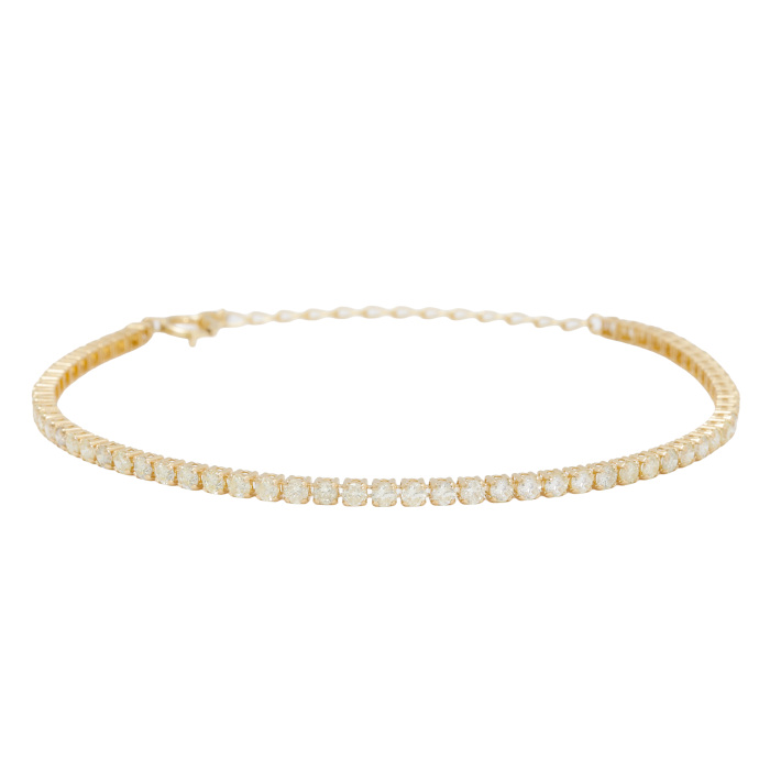 K18イエローゴールド ダイヤモンド ブレスレット J417825 | ユキザキ