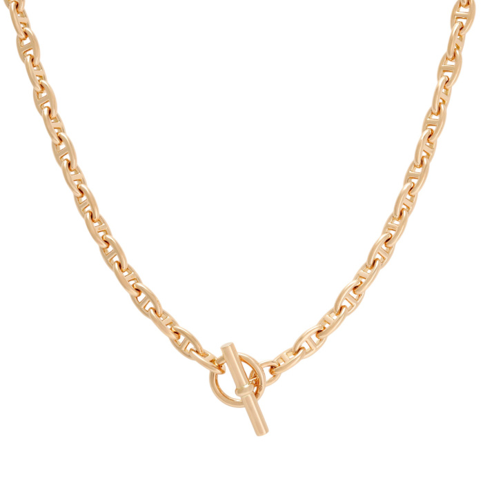 未使用] エルメス シェーヌダンクル TPM 62コマ J417922 ネックレス