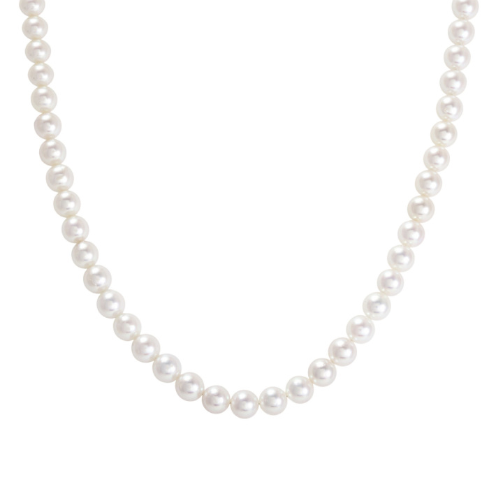 シルバー パール付き ネックレス 7e215ceb886fc90f71b742d9911f0a