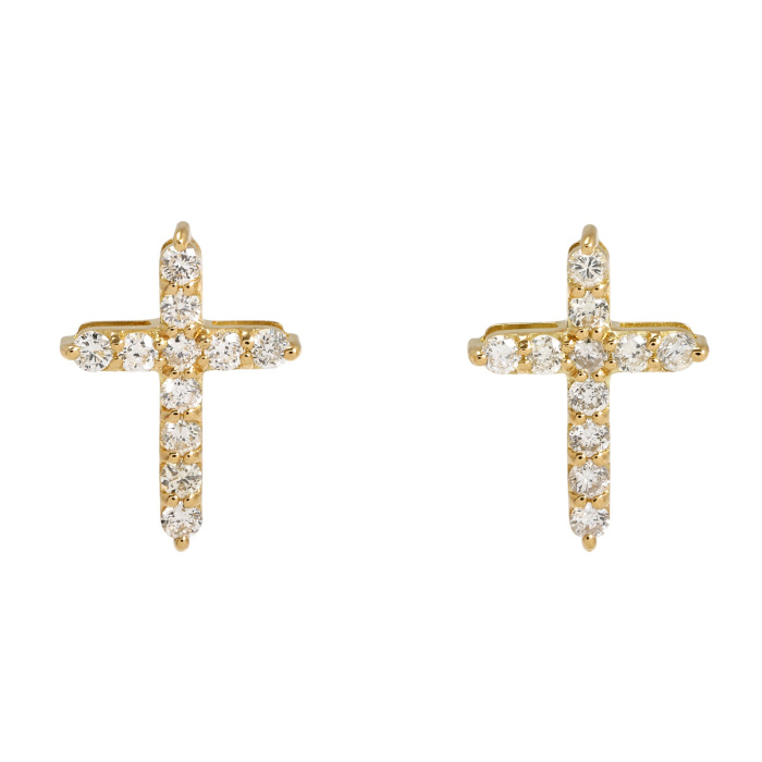 新品] ユキザキセレクトジュエリー クロス FREECROSS ピアス