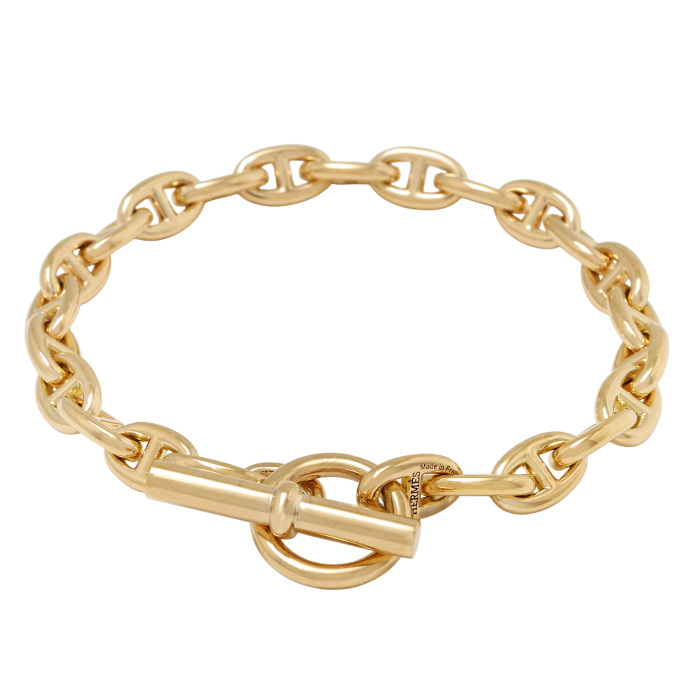 未使用] エルメス シェーヌダンクル TPM 24コマ J418896 ブレスレット