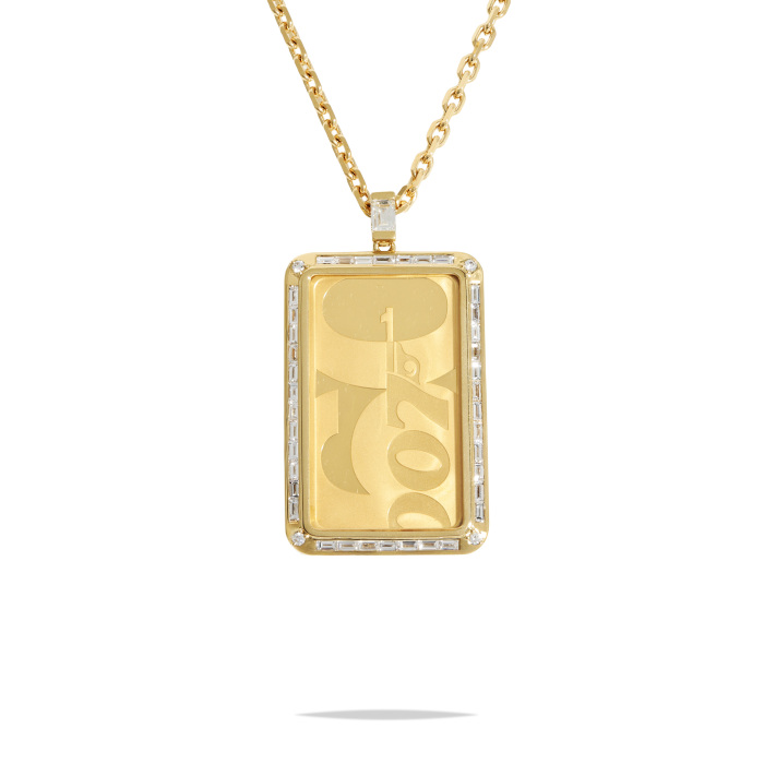 K24イエローゴールド K18イエローゴールド ダイヤモンド ネックレス